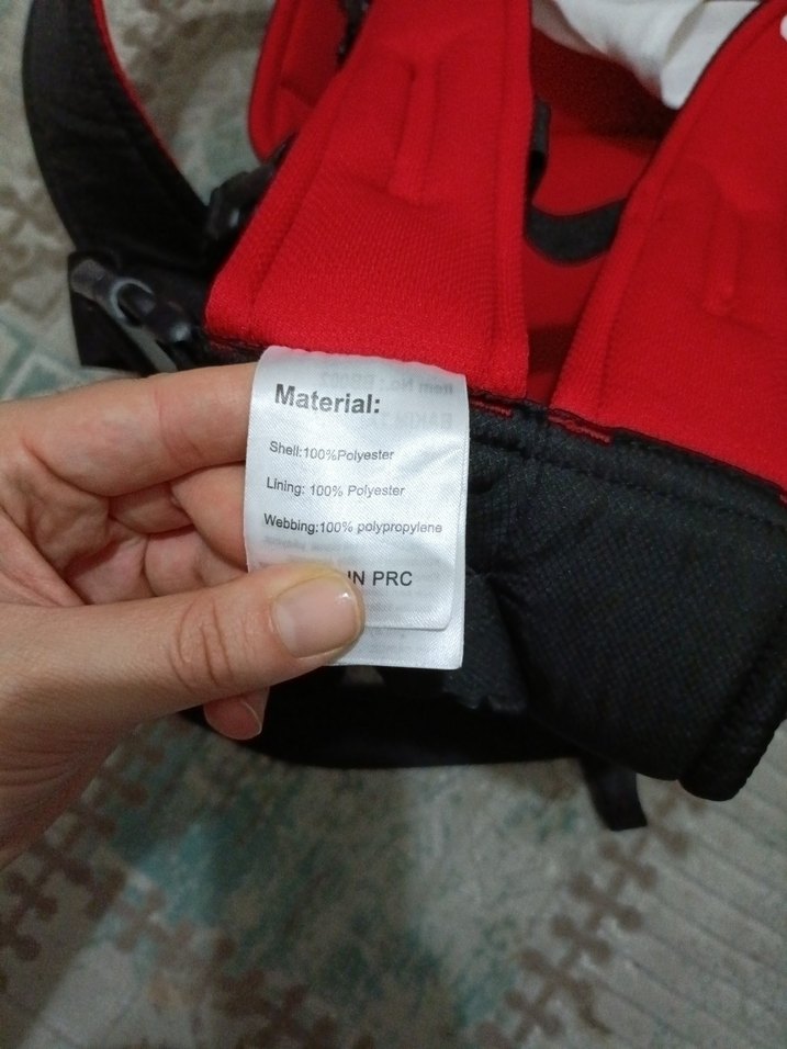 Kırmızı Bebek Taşıyıcı kanguru - Görsel 3