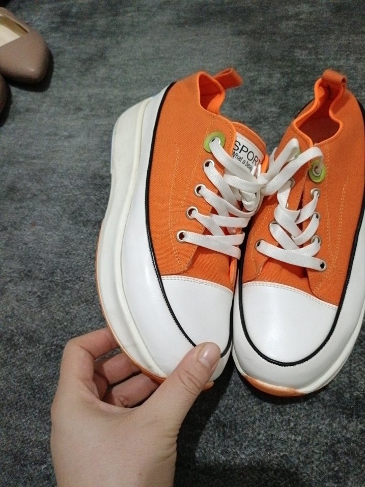 Turuncu Spor Kadın Sneaker - Görsel 2