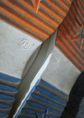 Renkli Çizgili Beyaz Kadın Spor Ayakkabı - Görsel 7