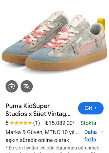 Puma KidSuper Street Wear Kadın Spor Ayakkabı