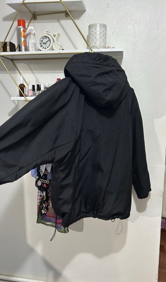 Siyah Kadın Mont - Görsel 2