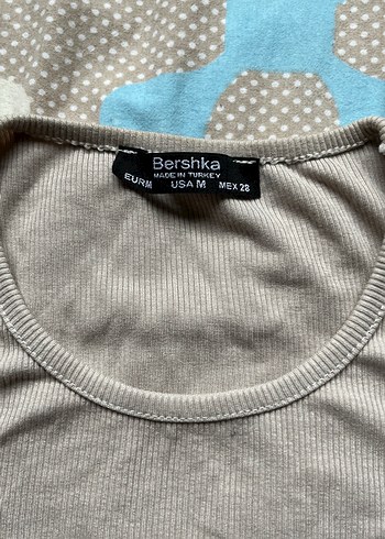 Bershka Bej Kadın Kolsuz Crop Top - Görsel 2