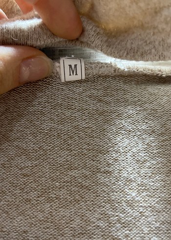 Uzun Kollu Bej Triko Kadın Kazak - Görsel 4