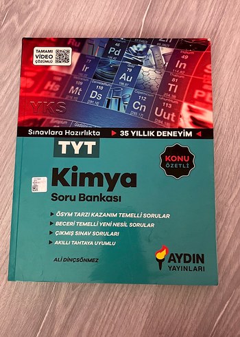 TYT Kimya Soru Bankası - Aydın Yayınları