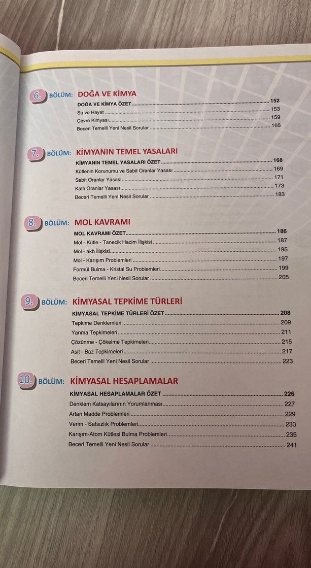 TYT Kimya Soru Bankası - Aydın Yayınları - Görsel 4