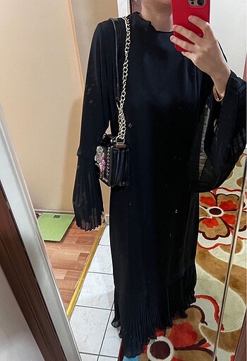 Trendyol & Milla Uzun siyah elbise