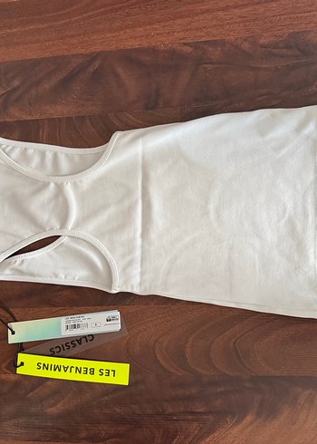 Les Benjamins Beyaz Baskılı Top - Görsel 4