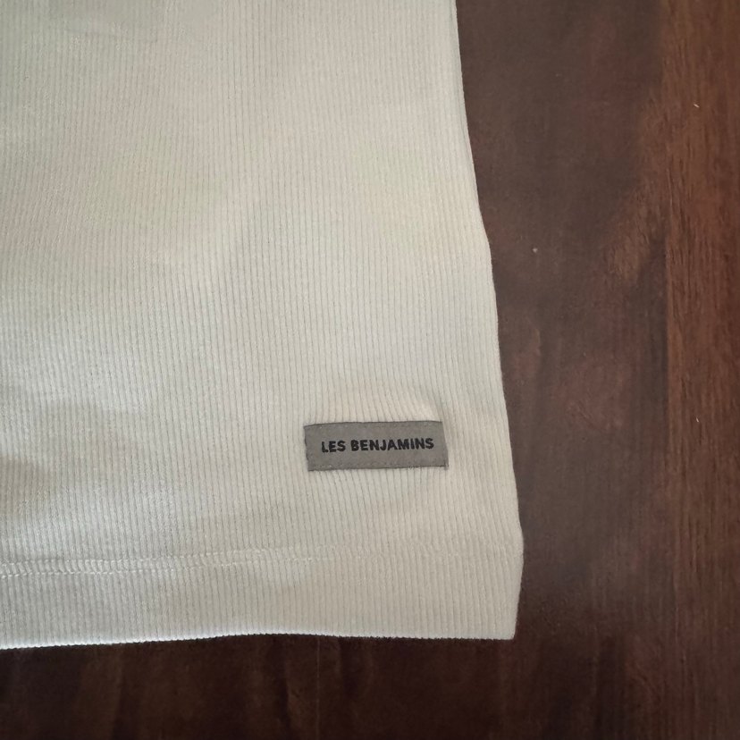 Les Benjamins Beyaz Baskılı Top - Görsel 3