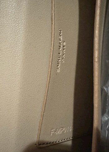 Yves Saint Laurent Zincir Detaylı Bej Deri Kadın Çanta - Görsel 4