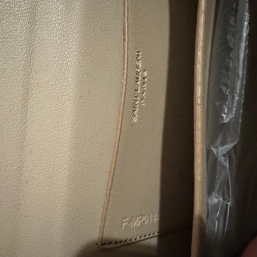 Yves Saint Laurent Zincir Detaylı Bej Deri Kadın Çanta - Görsel 4