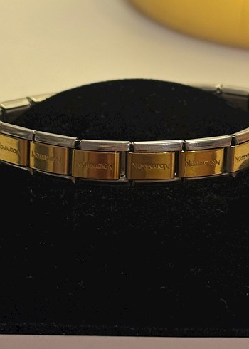 Gumus - Altin Nomination Bileklik Celik - Görsel 4