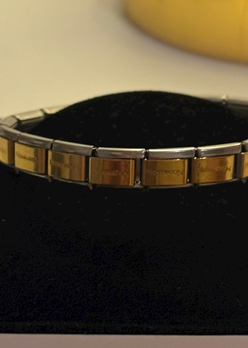 Gumus - Altin Nomination Bileklik Celik - Görsel 3