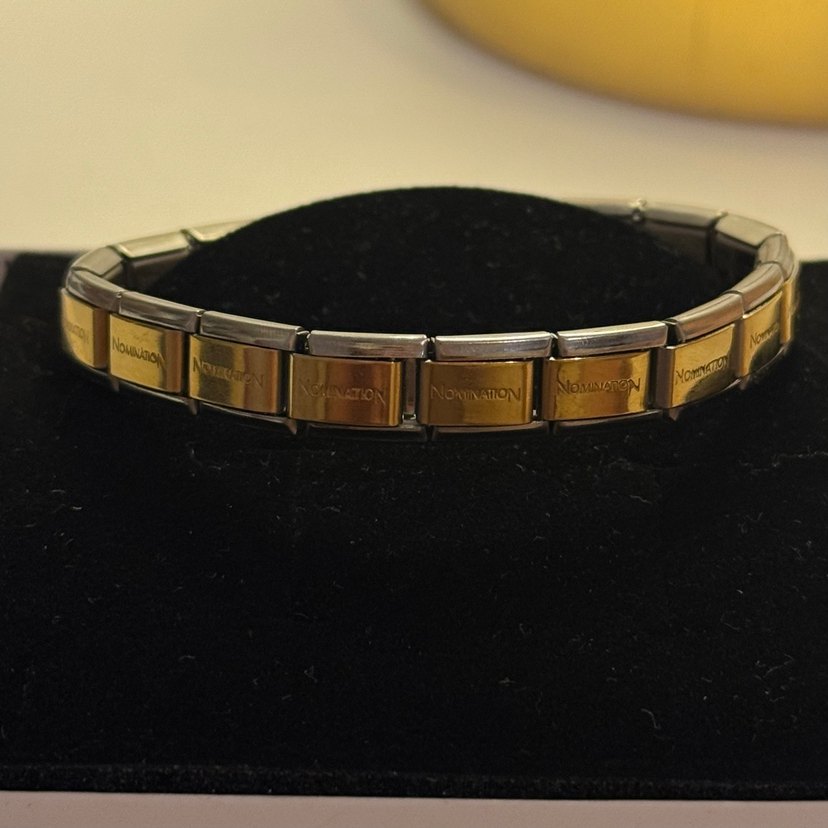 Gumus - Altin Nomination Bileklik Celik - Görsel 4