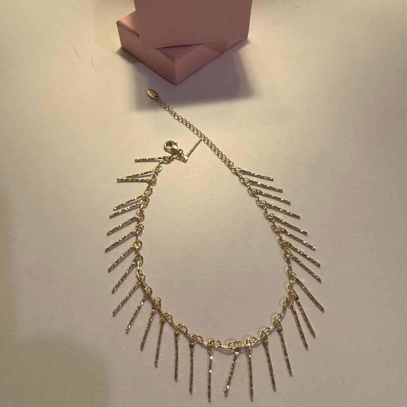 Altın Renk Zincir Detaylı Halhal - Görsel 2