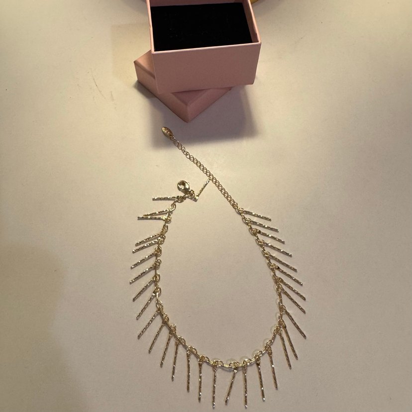 Altın Renk Zincir Detaylı Halhal - Görsel 3