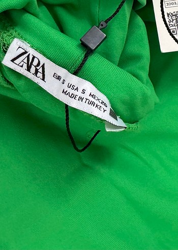 Uzun Kollu Yeşil Strec Vucudu Saran Bogazli Kazak - Görsel 3