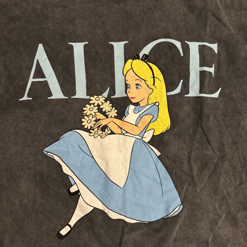 Stradivarius Alice Baskili T-shirt - Görsel 2