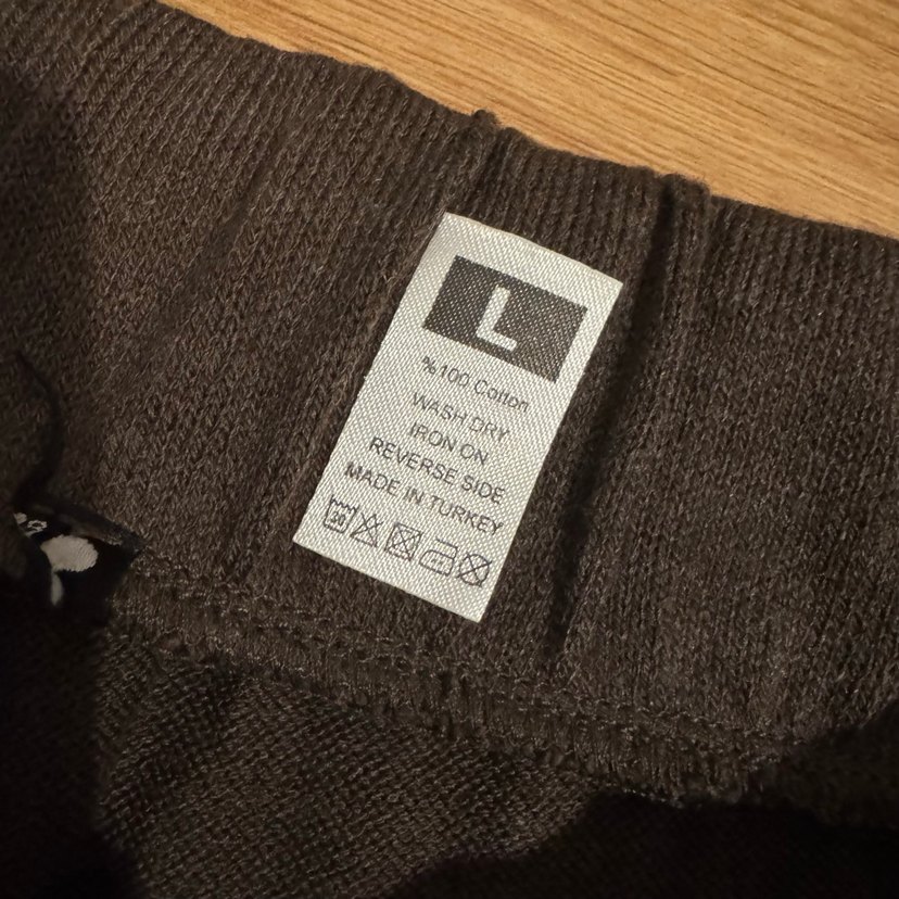 Zara Kahverengi Triko %100 Pamuk Eşofman Altı Jogger - Görsel 4