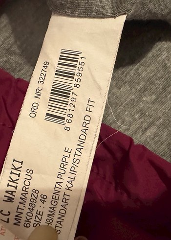 Lc Waikiki Bordo Kapüşonlu Kadın Ceket Yagmurluk - Görsel 7