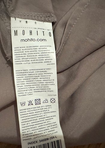 Bej Yüksek Yakalı Dökümlü Bluz - Görsel 6