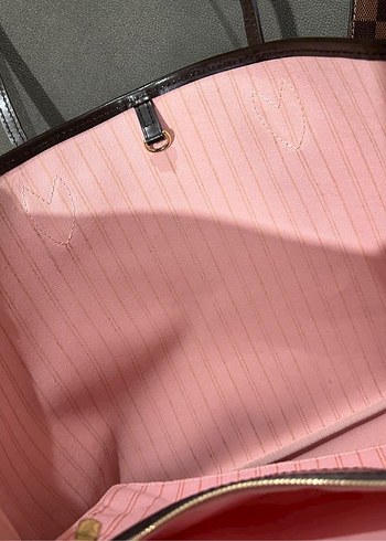 Beden kahverengi Renk Louis Vuitton Neverfull Canta