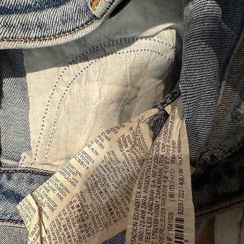s Beden Zara Mini Flare Jean Pantolon