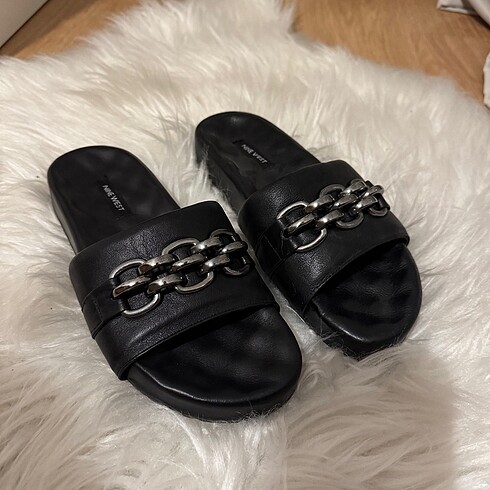 Nine West Nine West Gercek Deri Terlik
