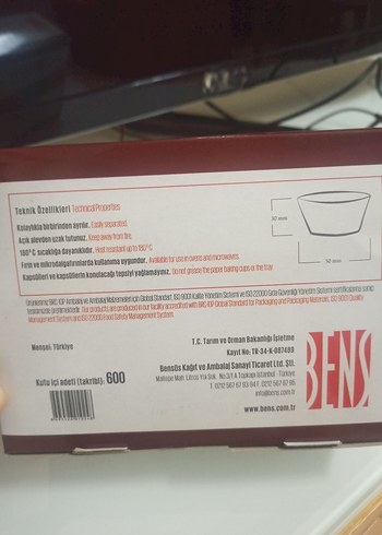 Renkli Kağıt Muffin Kalıpları 600 adet - Görsel 2