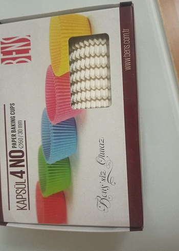 Renkli Kağıt Muffin Kalıpları 600 adet - Görsel 3