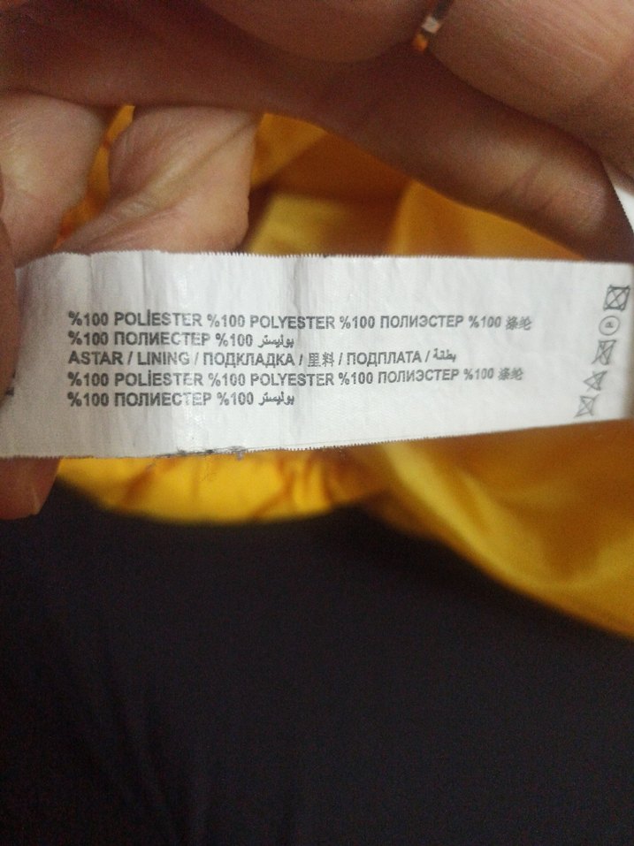 Sarı Kapüşonlu Kadın Kışlık Mont - Görsel 5