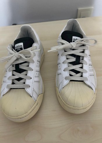 Adidas Beyaz Platform Spor Ayakkabı - Görsel 3