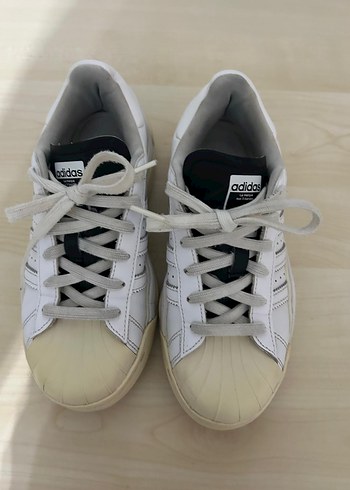 Adidas Beyaz Platform Spor Ayakkabı - Görsel 4