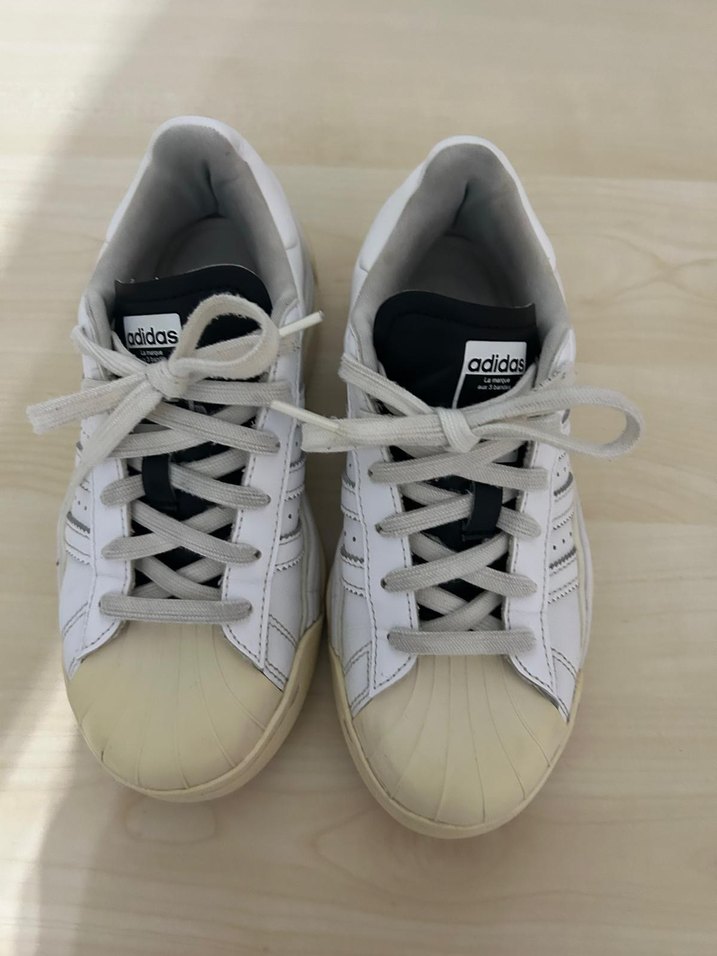 Adidas Beyaz Platform Spor Ayakkabı - Görsel 4