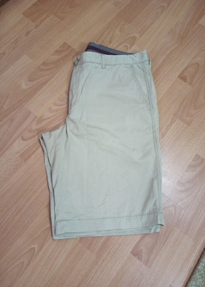 Erkek keten şort - Görsel 3