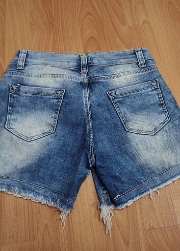Kadın kot şort  - Görsel 4