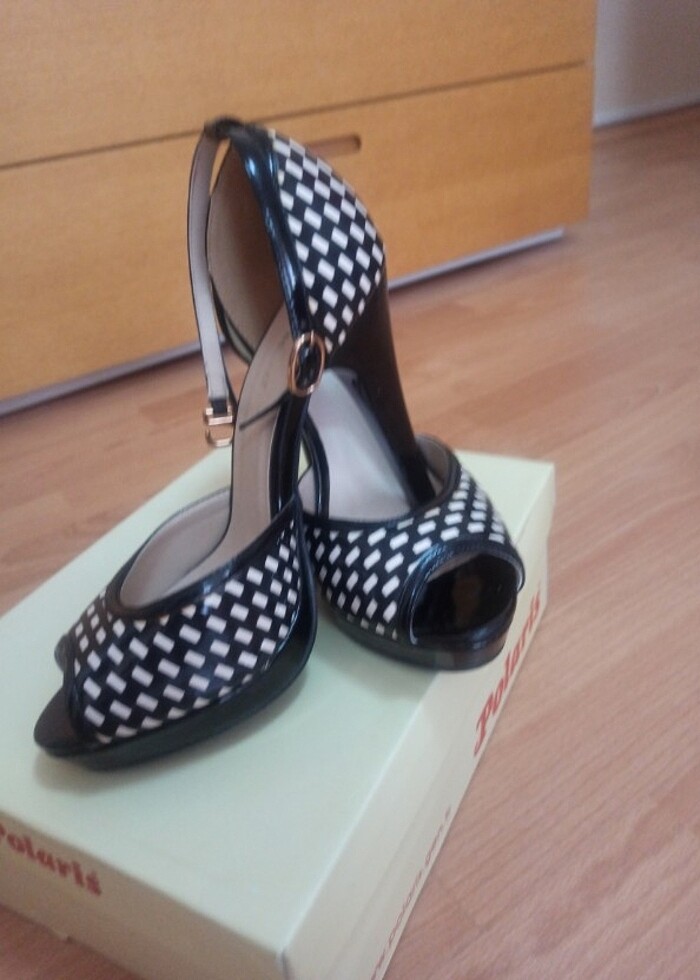 Polaris kadın topuklu ayakkabı  - Görsel 4