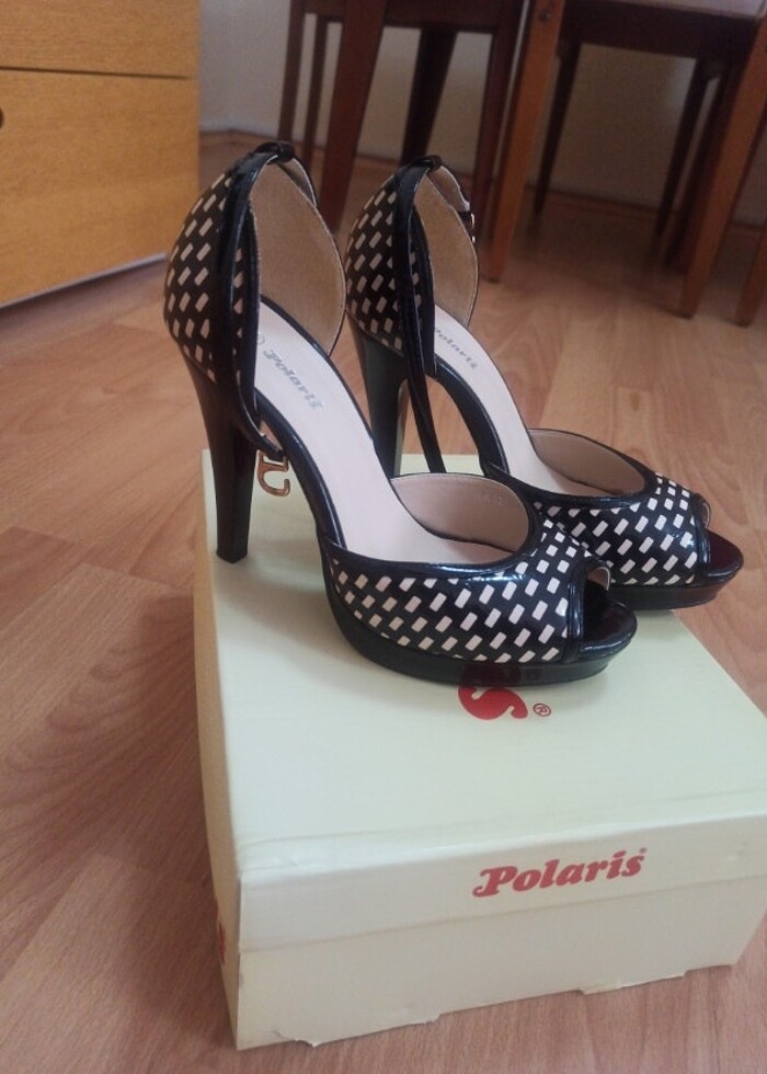 Polaris kadın topuklu ayakkabı  - Görsel 3