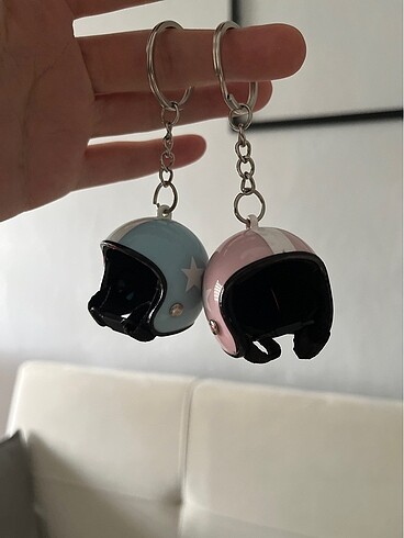 Motosiklet kask anahtarlık