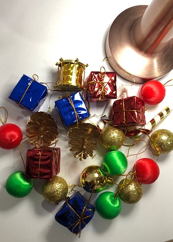 Renkli Yılbaşı Süsleri Seti - Görsel 2