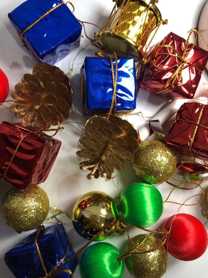 Renkli Yılbaşı Süsleri Seti - Görsel 3