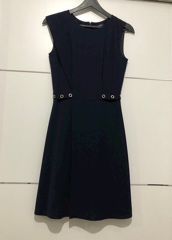 Klasik Lacivert  Elbise - Görsel 5