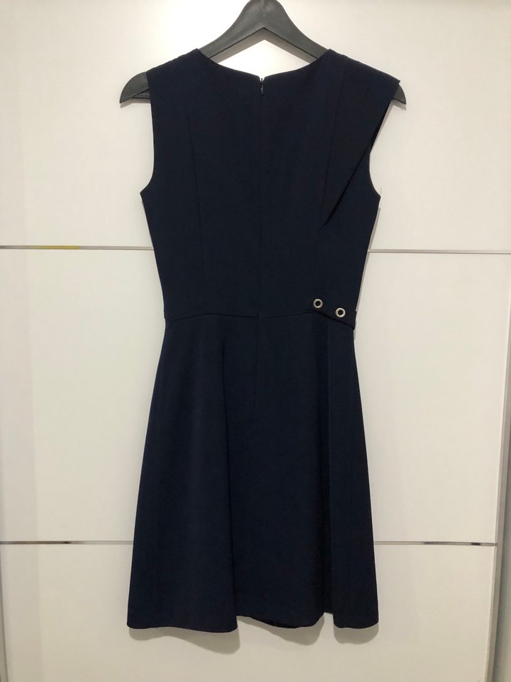 Klasik Lacivert  Elbise - Görsel 3