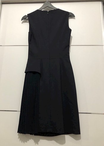 Siyah Midi Kadın Ofis Elbisesi - Görsel 5