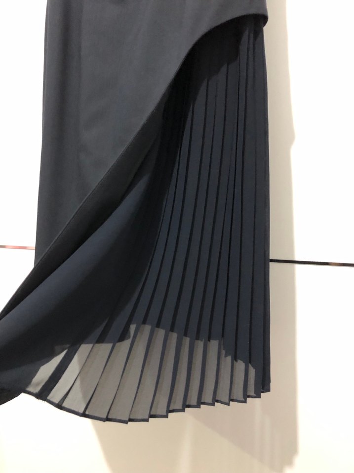 Siyah Midi Kadın Ofis Elbisesi - Görsel 4