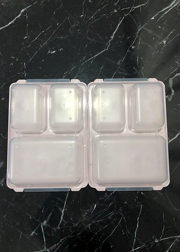 Pembe Bölmeli Yemek Saklama Kabı - Görsel 4