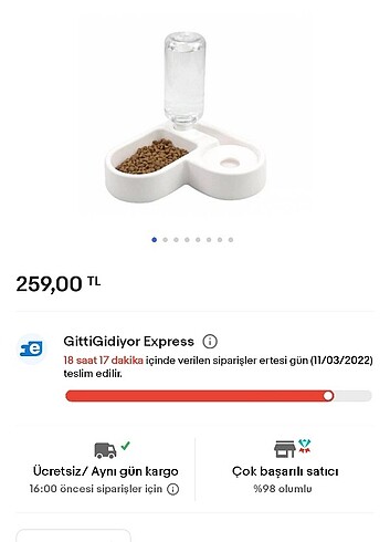 Kedi suluk ve mama kabı