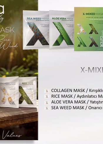 Deniz Yosunu Maskesi aloevera  maskesi kolejen maske princ maske - Görsel 2