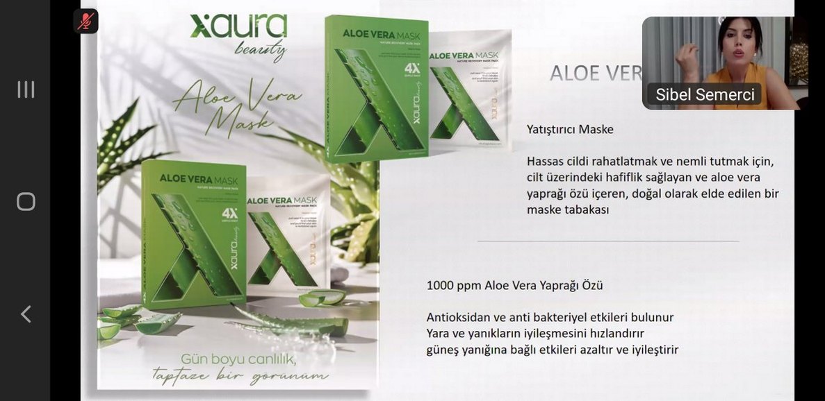 Deniz Yosunu Maskesi aloevera  maskesi kolejen maske princ maske - Görsel 4