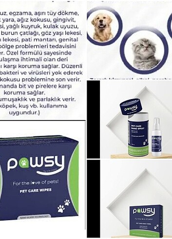 Evcil hayvanlariniz icin bakim urunleri