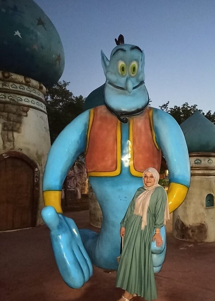 Su yeşili elbise - Görsel 3